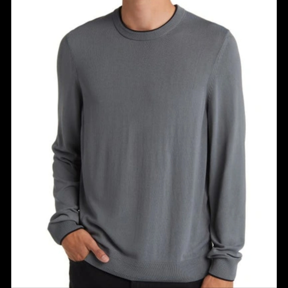 BOSS Lope Grey Men's Sweater Size XL